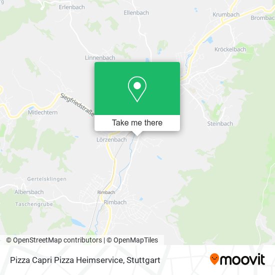 Карта Pizza Capri Pizza Heimservice