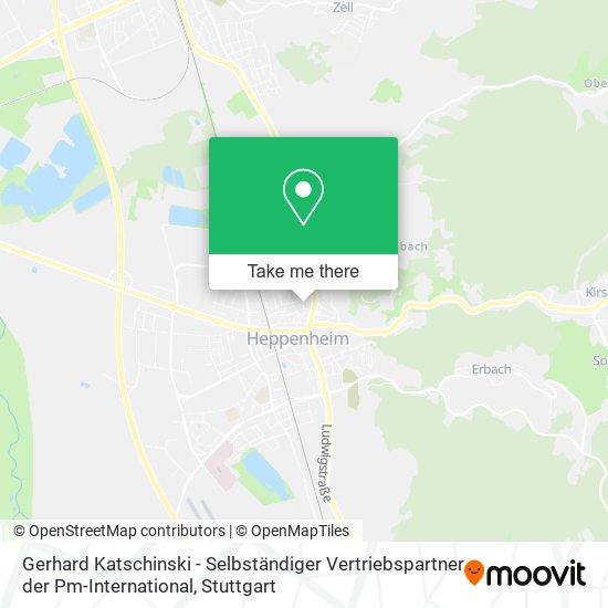Gerhard Katschinski - Selbständiger Vertriebspartner der Pm-International map