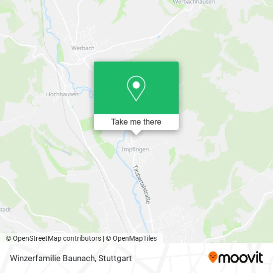 Карта Winzerfamilie Baunach