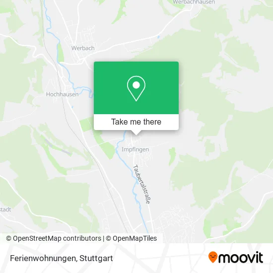 Карта Ferienwohnungen