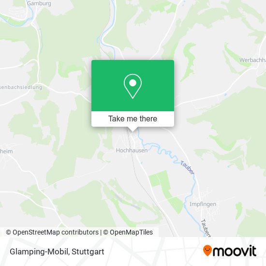 Glamping-Mobil map