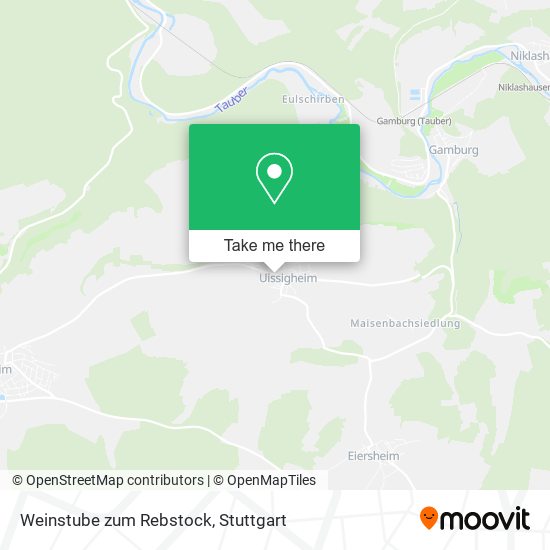 Карта Weinstube zum Rebstock