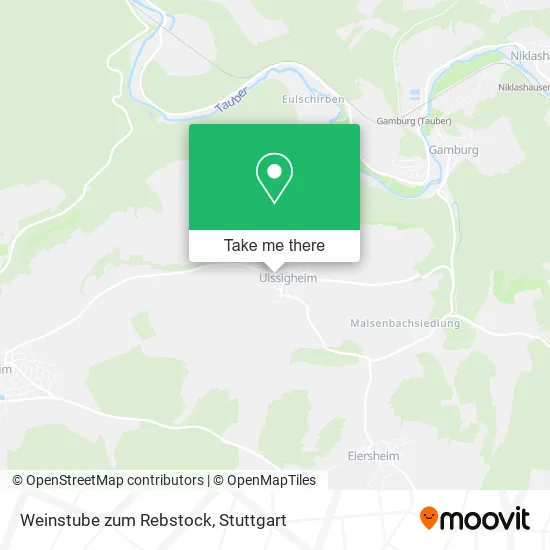 Карта Weinstube zum Rebstock