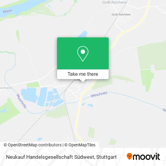 Карта Neukauf Handelsgesellschaft Südwest