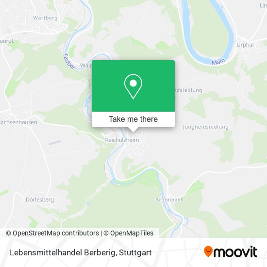 Lebensmittelhandel Berberig map