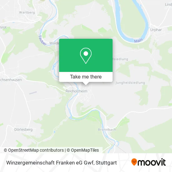 Карта Winzergemeinschaft Franken eG Gwf