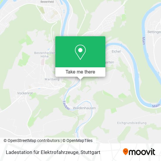 Ladestation für Elektrofahrzeuge map