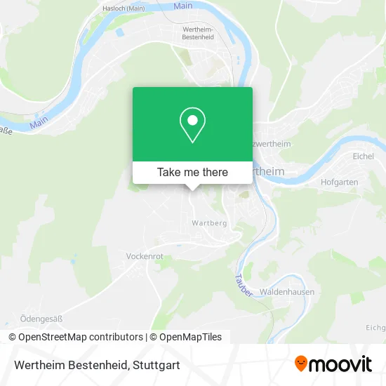 Карта Wertheim Bestenheid