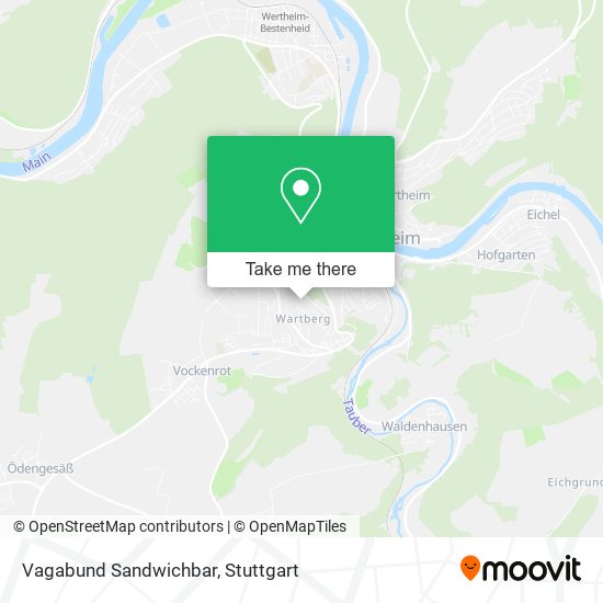 Vagabund Sandwichbar map