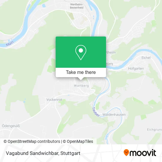 Карта Vagabund Sandwichbar