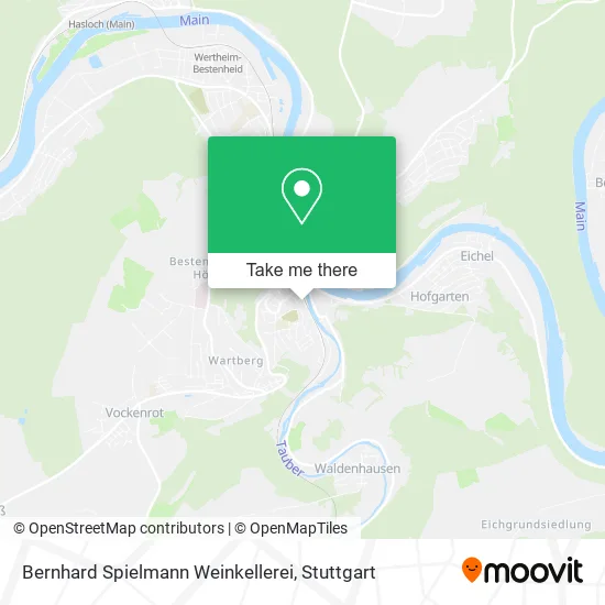 Карта Bernhard Spielmann Weinkellerei