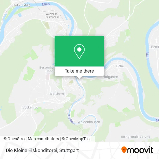 Карта Die Kleine Eiskonditorei