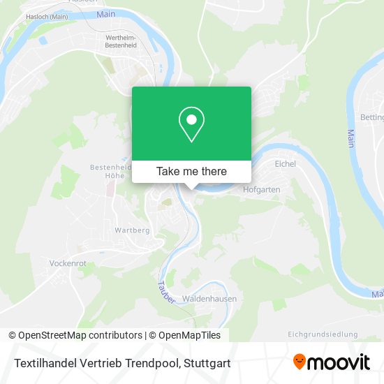 Карта Textilhandel Vertrieb Trendpool