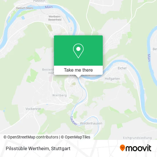 Карта Pilsstüble Wertheim