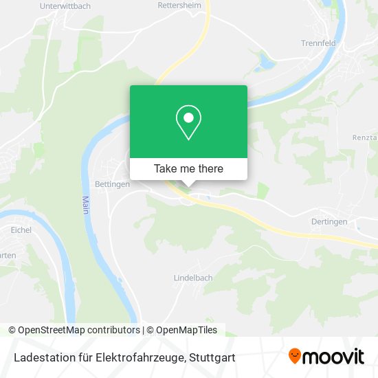 Карта Ladestation für Elektrofahrzeuge