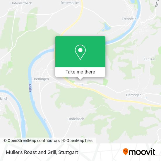 Müller's Roast and Grill map