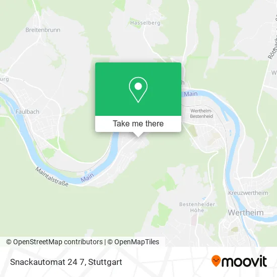 Snackautomat 24 7 map