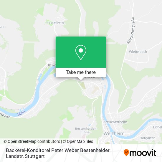 Bäckerei-Konditorei Peter Weber Bestenheider Landstr map