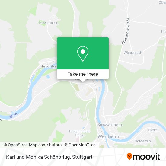 Karl und Monika Schönpflug map