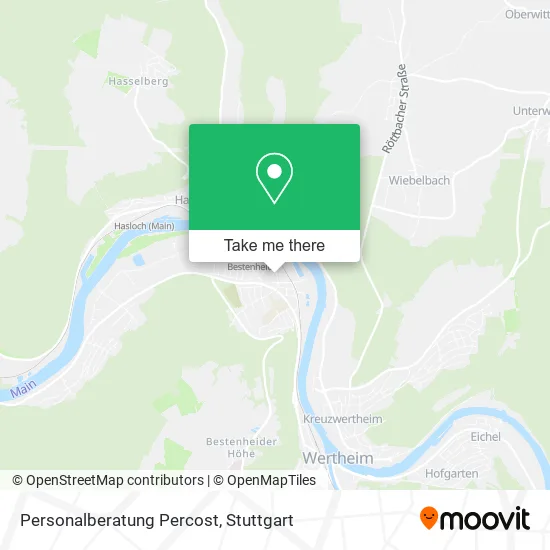 Карта Personalberatung Percost