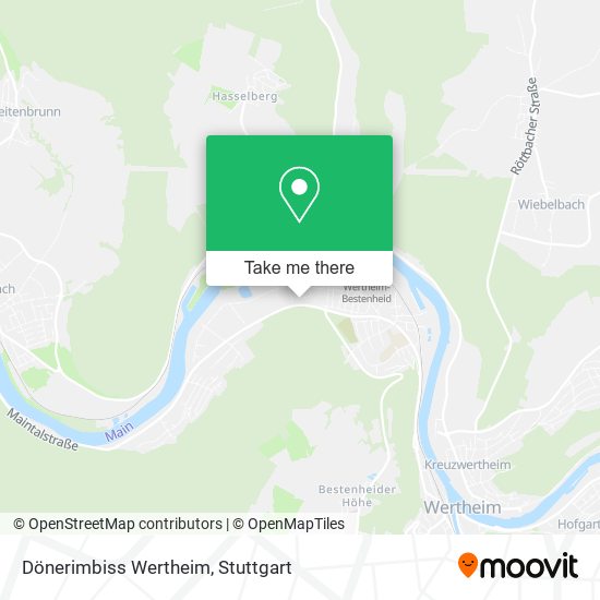 Dönerimbiss Wertheim map