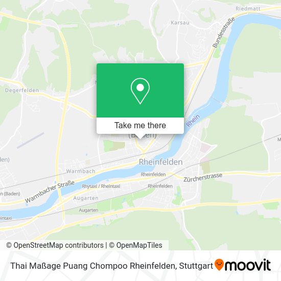 Карта Thai Maßage Puang Chompoo Rheinfelden