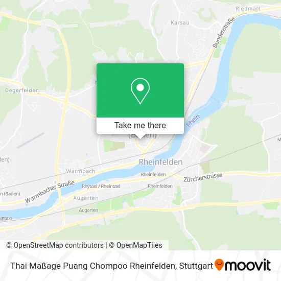 Карта Thai Maßage Puang Chompoo Rheinfelden