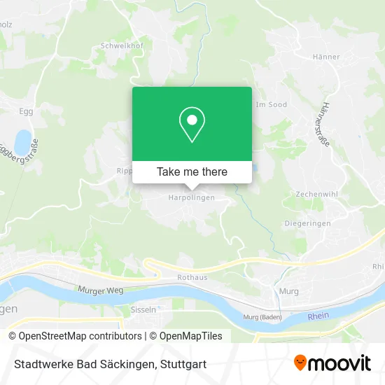 Карта Stadtwerke Bad Säckingen