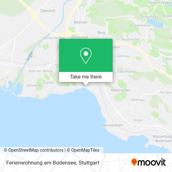 Карта Ferienwohnung am Bodensee
