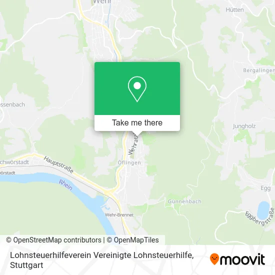 Карта Lohnsteuerhilfeverein Vereinigte Lohnsteuerhilfe