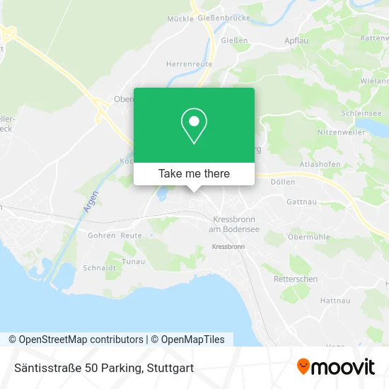 Карта Säntisstraße 50 Parking