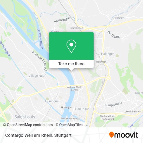 Карта Contargo Weil am Rhein
