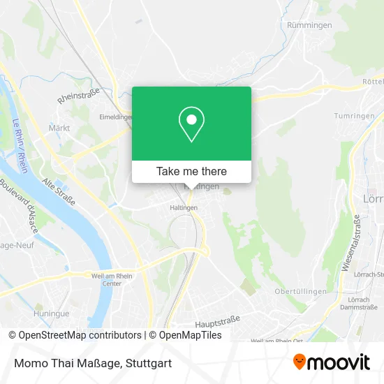 Карта Momo Thai Maßage