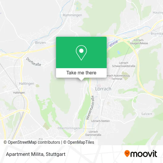 Карта Apartment Milita