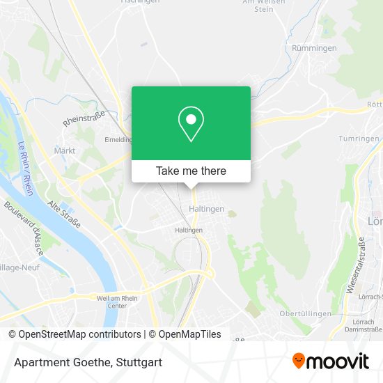 Карта Apartment Goethe