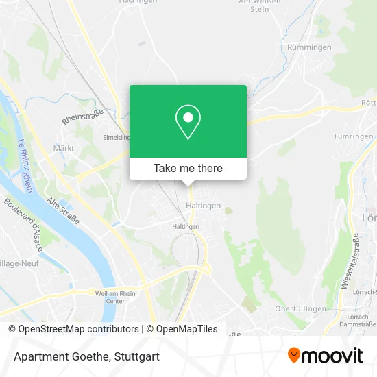 Карта Apartment Goethe