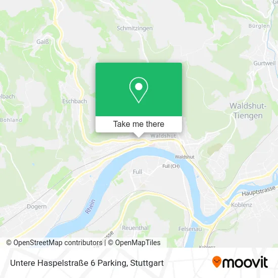 Карта Untere Haspelstraße 6 Parking