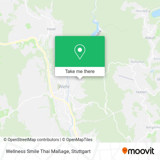 Карта Wellness Smile Thai Maßage