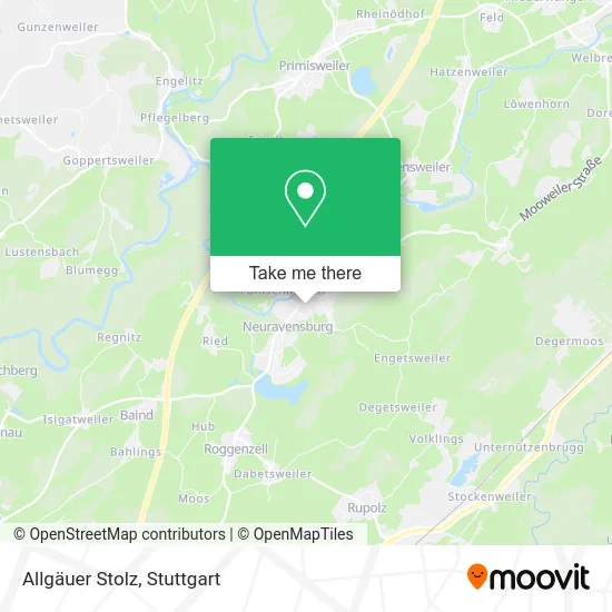 Карта Allgäuer Stolz