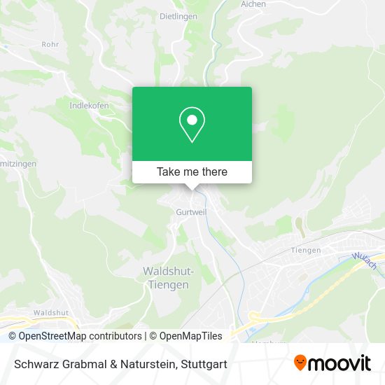 Карта Schwarz Grabmal & Naturstein