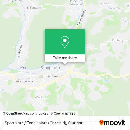 Карта Sportplatz / Tennisplatz (Oberfeld)