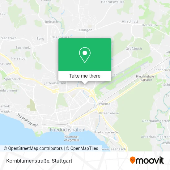 Карта Kornblumenstraße
