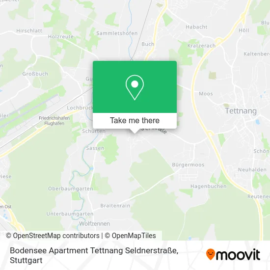 Карта Bodensee Apartment Tettnang Seldnerstraße