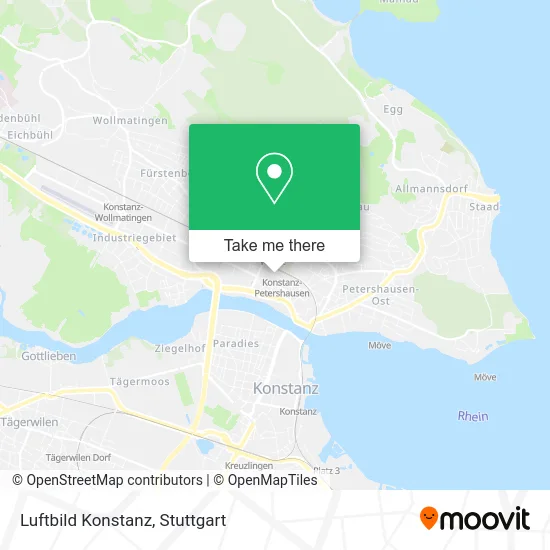 Карта Luftbild Konstanz