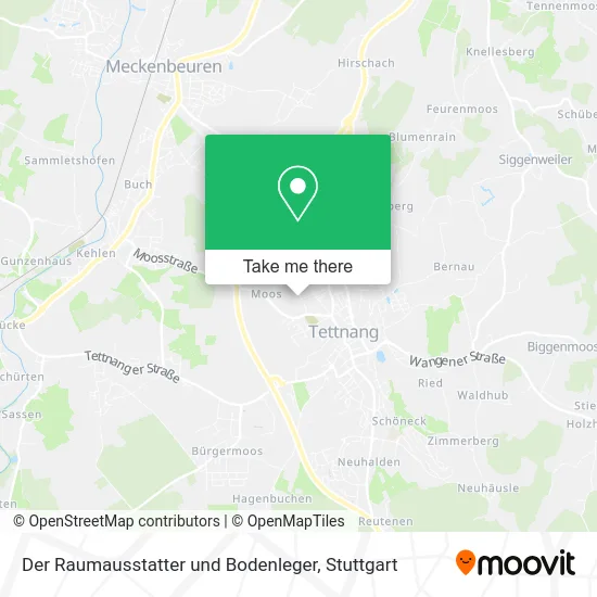 Карта Der Raumausstatter und Bodenleger