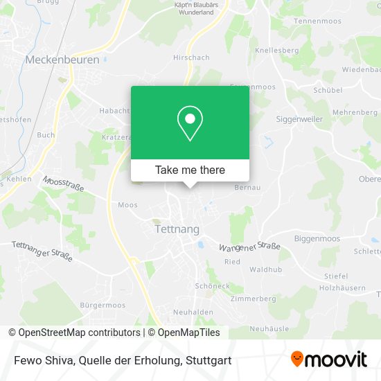 Карта Fewo Shiva, Quelle der Erholung