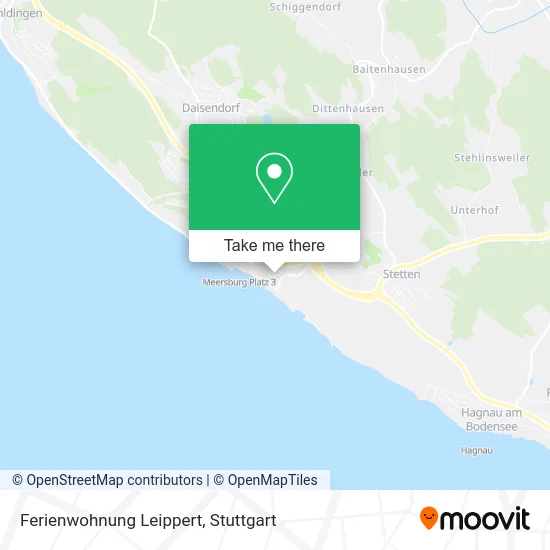 Карта Ferienwohnung Leippert