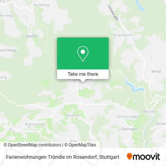Карта Ferienwohnungen Tröndle im Rosendorf