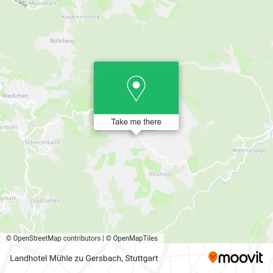Карта Landhotel Mühle zu Gersbach