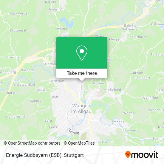 Карта Energie Südbayern (ESB)